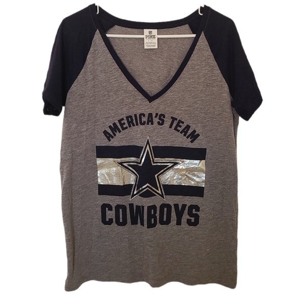 PINK Victoria's Secret Tops - Pink Victoria's Secret Dallas Cowboys tee